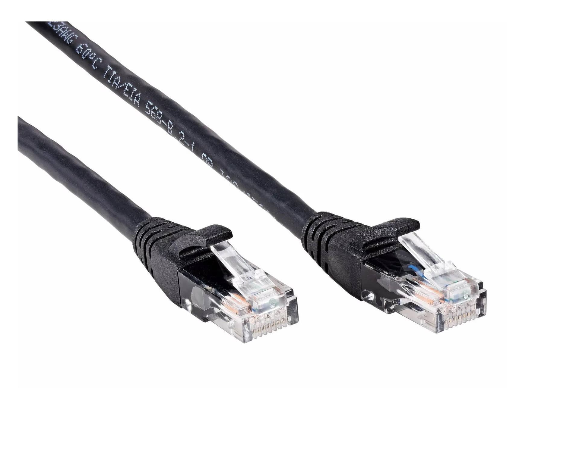 Патчкорд литой iOpen (7/0.20) UTP кат.6 черный 10m <ANP612B-BK-10M>