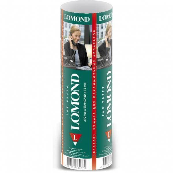 Термобумага LOMOND для факса, 216мм x 30м x12мм