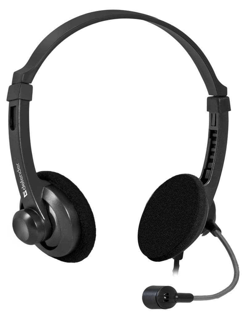 Defender Компьютерная гарнитура Aura 104 черный, кабель 1,8 м