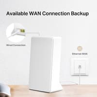Mercusys MB130-4G Роутер двухдиапазонный Wi-Fi AC1200 с поддержкой 4G LTE, 4G до 150 Мбит/с - фото 6