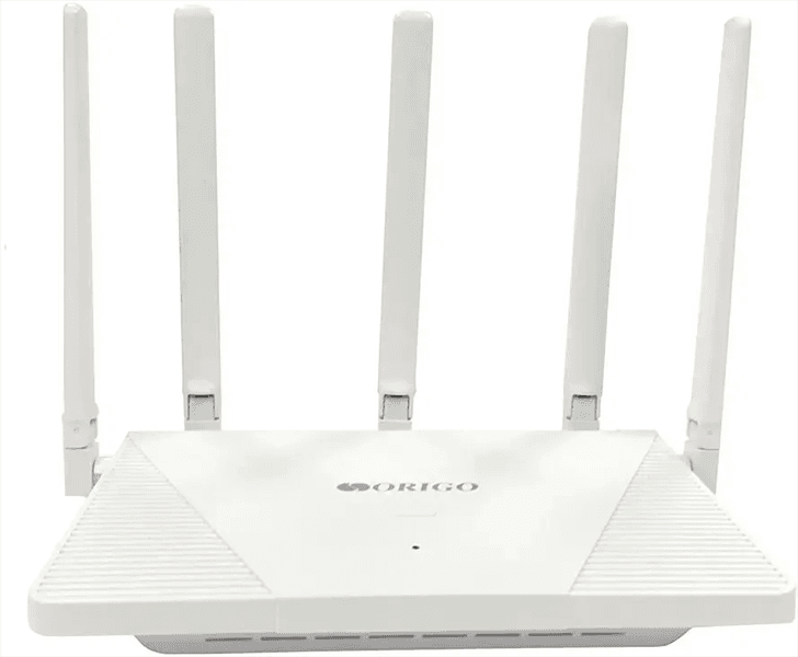 маршрутизатор ORIGO Двухдиапазонный Wi-Fi 6 маршрутизатор AX3000, 1x1000Base-T WAN, 3x1000Base-T LAN, 5 внешних антенн 5 dBi