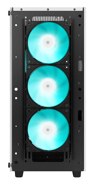 корпус Deepcool CC560 WH V2 без БП, боковое окно (закаленное стекло), 3x120мм LED вентилятор спереди и 1x120мм LED вентилятор сзади, белый, ATX (R-CC560-WHGAA4-G-2)