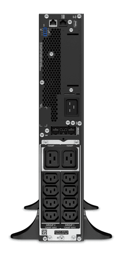 Источник бесперебойного питания мощностью 3000ВА для серверных систем APC Smart-UPS SRT RM, 3000VA/2700W, On-Line, Extended-run, Tower (Rack 2U convertible), Out: 8xC13 2xC19, Black, 1 year warranty