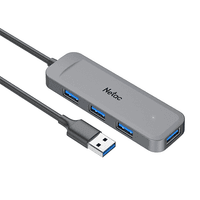 USB-концентратор Netac USB Hub WF11, USB-A to USB3.0*4 (repl. NT08WF11-30GR) (незначительное повреждение коробки) - фото 7