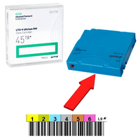 Q2079A - Tape HP Enterprise/HPE LTO-9 Ultrium 45TB RW Data Cartridge - фото 2