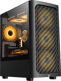 корпус Formula V Line Air Mesh G3 Black, MATX, USB3.0*1, USB2.0*2, REAR 1x120mm (существенное повреждение коробки) - фото 4