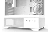 корпус ZALMAN CHRONIX, ATX, WHITE, WINDOW, 1xCombo (3.5’’ or 2.5’’), 1x3.5’’HDD, 2x2.5’’SSD, 1xUSB2.0, 1xUSB3.0, 1xUSB Type-C, SIDE 2x120mm ARGB, REAR 1x120mm ARGB - фото 5