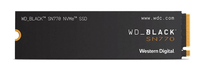 Твердотельный накопитель Western Digital Black SSD SN770 M2.2280 PCIe 4.0 1TB, 5150MBs/4900MBs, TBW 600, WDS100T3X0E, 1 year