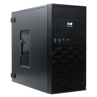 Компьютерный корпус Mini Tower InWin EFS052 Black 600W PM-600ATX U3*2 +A(HD)+ front fan holder+ Screwless mATX - фото 1