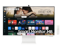 Монитор Samsung 32" Smart monitor M8 S32DM801UI VA 16:9 3840x2160x60Hz 4ms 400cd 3000:1 178/178 1млрд HDMI USB-C(65W) 2*USB 2.0 Spk10W Tizen HDR10+ sRGB 99% Tilt HAS Pivo (незначительное повреждение коробки) - фото 1