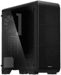 корпус ZALMAN S2 TG, ATX, BLACK, TEMPERED GLASS WINDOW, 2x3.5", 2x2.5", 2xUSB2.0, 1xUSB3.0, FRONT 2x120mm (существенное повреждение коробки) - фото 2