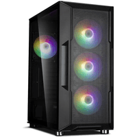 корпус ZALMAN I3 NEO BLACK, ATX, BLACK, FRONT MESH, WINDOW, 2x3.5", 3x2.5", 1xUSB2.0, 2xUSB3.0, FRONT 3x120mm FRGB, REAR 1x120mm FRGB - фото 4
