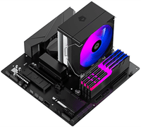 Устройство охлаждения(кулер) ID-Cooling SE-214-XT V2 RGB Soc-AM5/AM4/1200/1700/1851 серебристый/черный 4-pin 16-27.2dB Al+Cu 200W 550gr Ret - фото 5