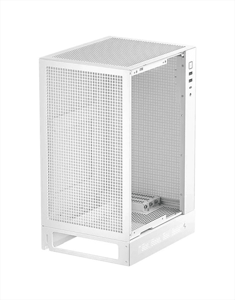 Корпус Deepcool CH170 DIGITAL WH без БП, белый, MINI-ITX (R-CH170-WHNPI0D-G-1)