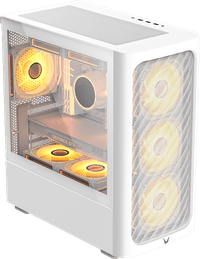 корпус Formula V Line Air Mesh G3 Plus White, MATX, Type-C*1, USB3.0*2, FRONT 3x120mm FRGB, REAR 1x120mm FRGB - фото 4