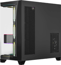 корпус Formula V Line Crystal Z6 Black, ATX, Left & Front & Bevel side Tempered Glass, TYPE-C*1, USB3.0*2 - фото 7