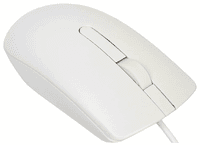 Мышь Dell Mouse MS116 Wired; USB; optical; 1000 dpi; 3 butt; White - фото 1
