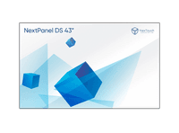 проф. панель Профессиональная панель Nextouch Nextpanel DS: 43", 4К (3840?2160), 16:9, 60 Гц, 580 кд/м2, 5000:1, 1,07 млрд цветов, защитное стекло (закаленное, антибликовое), рамка 10мм, акустика 2х15 Вт. Режим ра - фото 3