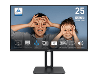 Монитор 24.5" MSI PRO MP251P Black (IPS, 1920x1080, D-Sub+HDMI, 4 ms, 178°/178°, 300 cd/m, 1300:1 (100M:1), 100Hz, MM) - фото 5