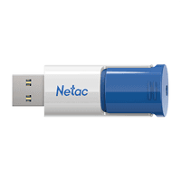 Netac USB Drive 64GB U182 Blue USB3.0,retractable [NT03U182N-064G-30BL] - фото 3