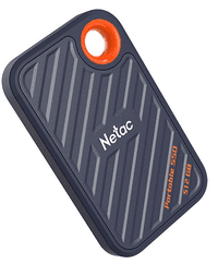 SSD накопитель Netac ZX20 512GB USB 3.2 Gen 2x2x2 Type-C External SSD, R/W up to 2000MB/1800MB/s, with USB C to A cable and 20Gbps USB C to C cable 5Y wty (незначительное повреждение коробки) - фото 1