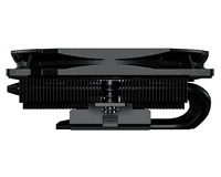 Кулер для процессора ID-COOLING IS-37-XT BLACK LGA1700/1200/115X/AM5/AM4 низкопрофильный высота 37mm (24шт/кор, TDP 95W, PWM, 3 тепл.трубки прямого контакта, FAN 92mm, черный) BOX - фото 4