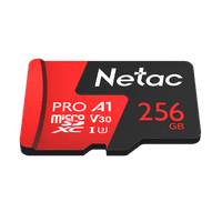Флеш Карта MicroSD card Netac P500 Extreme Pro 256Gb, retail version w/SD adapter - фото 6