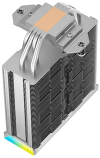 Кулер для процессора DEEPCOOL AK400 DIGITAL SE WH LGA1700/1200/115X/AM5/AM4 (18шт/кор, TDP 220W, PWM, Fan 120mm, 4 тепл. трубки, ARGB, белый) RET (R-AK400-WHADMN-GJD) - фото 2