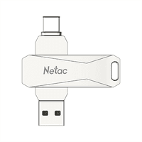 Носитель информации Netac U782C 256GB USB3.0+TypeC Dual Flash Drive - фото 4