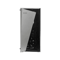 Корпус ZALMAN S4 Plus, ATX, BLACK, WINDOW, 2x3.5", 1x2.5", 2xUSB2.0, 1xUSB3.0, FRONT 2x120mm RGB, REAR 1x120mm RGB (некомплект - отсутствует вентилятор) - фото 2