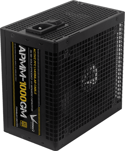 Блок питания Formula V Line APMM-1000GM, 1000W, ATX3.1/PCIe5.1, APFC, 80+ Gold, 12cm Fan, Full Modular