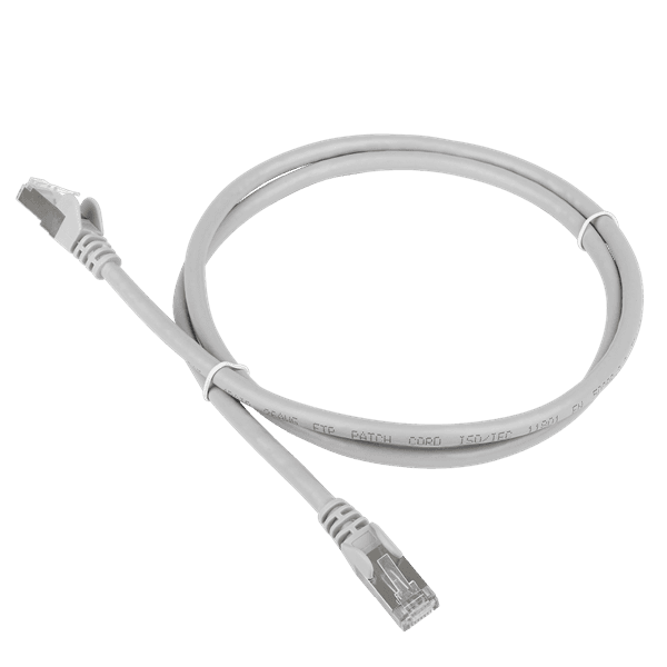 Кабель Патч-корд LANMASTER FTP TWT-45-45-7.0/S-GY вилка RJ-45-вилка RJ-45 cat.5е 7м серый ПВХ (уп.:1шт)