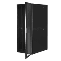 Серверный шкаф SMARTWATT Серверный шкаф Rack S-Series 42U 800x1200мм, двери с перфорацией, боковые панели 4шт и ролики в комплекте, черный - фото 1