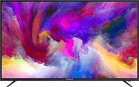 Телевизор ЖК с функцией СмартТВ IRBIS 55S01UD357BS, 55", 3840x2160, 16:9, Digital (DVB-T2/C/PAL/SECAM), Smart TV, 1024MB, 8GB, Wi-Fi, Input (USBx2, HDMIx3, YPbPr mini, VGA, PC audio, CI+), Outp (после ремонта, царапины на матрице) - фото 4