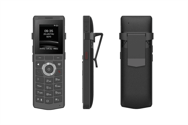 SIP-Телефон LINKVIL W610D Беспровод. DECT, 4 SIP-акк., 2" 240 х 320 Цвет. экран, защ. от падения с 1.8м., BT 5.0, бат. 1900mAh (незначительное повреждение коробки)