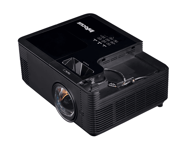 Проектор INFOCUS IN134ST DLP;4000ANSI Lm;XGA(1024x768);28500:1;(0.626:1);HDMI 1.4a x3;Composite video;VGA in;audio3.5mm in;USB-A;3.5mm out;Monitor outVGA;лампа 15000ч.(ECO mode);RS232;RJ45;21дБ;3,2кг
