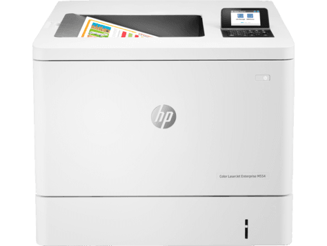принтер лазерный HP Color LaserJet Enterprise M554dn (A4, 1200dpi, ImageREt 3600, 33(33) ppm, 1 Gb, 2 trays 100+550, Duplex, USB/GigEth, cart.5,5KB&3,5KCMYp.inbox, repl. B5L23A)