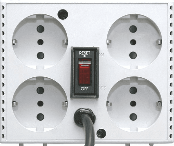 Стабилизаторы напряжения электрического тока Powercom Voltage Regulator, 2000VA, White, Schuko (24350)