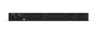 Блок розеток CyberPower ATS PDU20MHVCEE10AT 2U type, 16Amp, plug IEC 309 16A, (8) IEC 320 C13 (2) IEC 320 C19 - фото 1