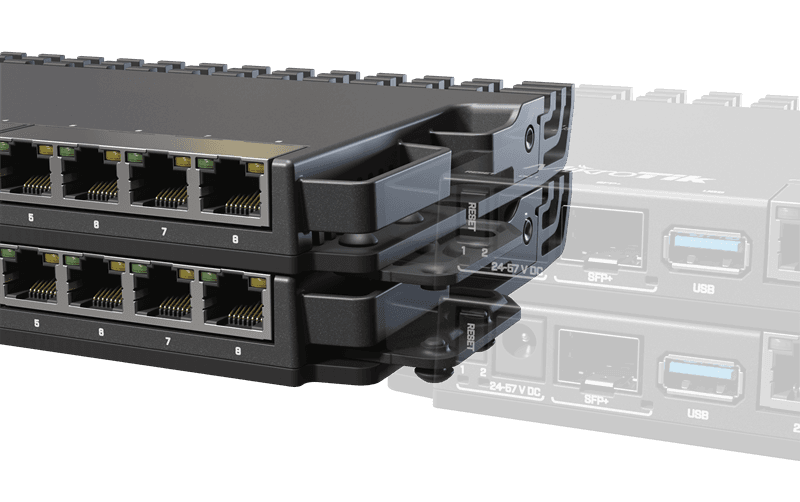 Крепление MikroTik Rackmount ears set for RB5009 series (for mounting up to four RB5009 in rack)