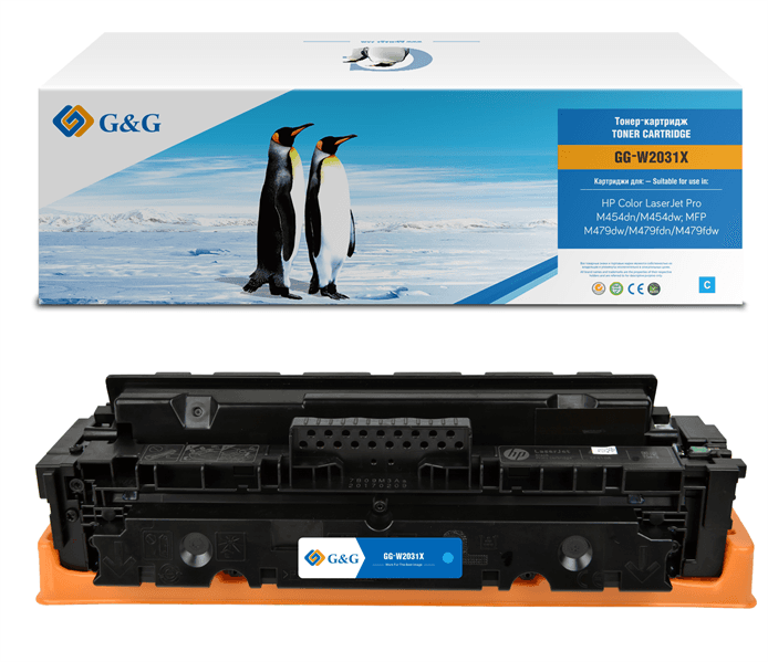G&G GG-W2031X Картридж лазерный 415X голубой 6000 стр
