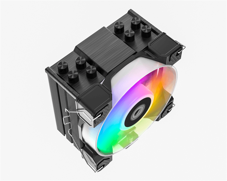 Устройство охлаждения(кулер) ID-Cooling SE-214-XT DF ARGB Soc-AM5/AM4/1200/1700/1851 черный 4-pin 31.5dB Al+Cu 180W 560gr Ret