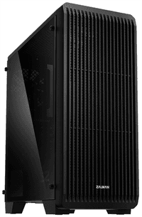 корпус ZALMAN S2 TG, ATX, BLACK, TEMPERED GLASS WINDOW, 2x3.5", 2x2.5", 2xUSB2.0, 1xUSB3.0, FRONT 2x120mm (существенное повреждение коробки) - фото 1