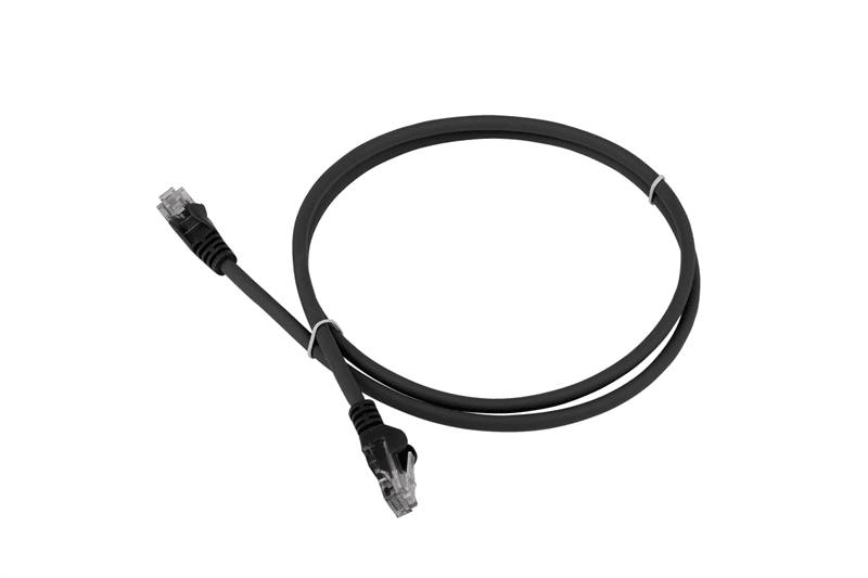 Патч-корд LANMASTER LSZH UTP кат.5e, 10 м, черный