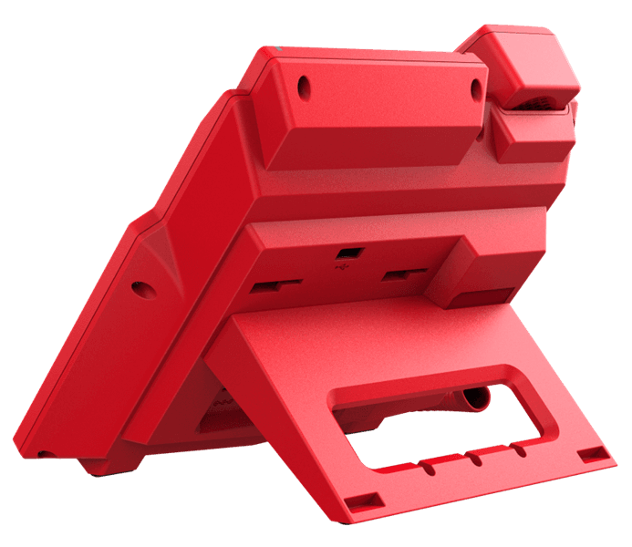 IP-телефон Fanvil X5U, 16 SIP-акк., 3,5", 480x320 Цвет. экран, POE, БП в комп., 2x1 Gbps, BT 4.2, Красный
