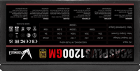 Блок питания Formula V Line KCAS PLUS 1200GM, 1200W, ATX3.1/PCIe5.1, APFC, 80+ Gold, 14cm Fan, Full Modular - фото 3