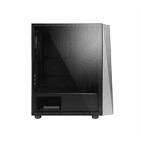 Корпус ZALMAN S4 Plus, ATX, BLACK, WINDOW, 2x3.5", 1x2.5", 2xUSB2.0, 1xUSB3.0, FRONT 2x120mm RGB, REAR 1x120mm RGB (некомплект - отсутствует вентилятор) - фото 4