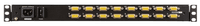 КВМ консоль ATEN 18.5" 16-Port PS/2-USB VGA Single Rail WideScreen LCD KVM Switch - фото 1