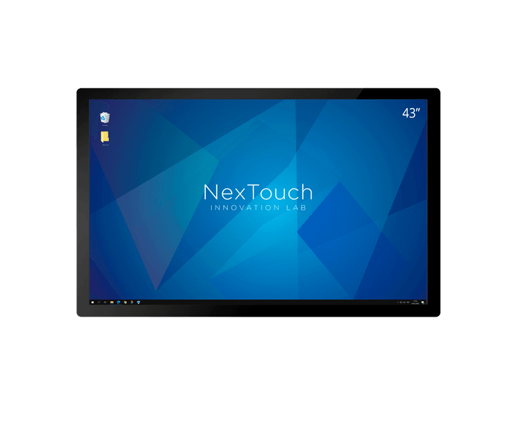 Мультимедийное устройство Интерактивный  комплекс NextPanel 43P, 43", FHD (1920х1080), PCAP, 400 кд/м2, 4000:1, 10 касаний, Intel Pentium G6400, DDR4 4Gb, SSD 128Gb, Wi-Fi