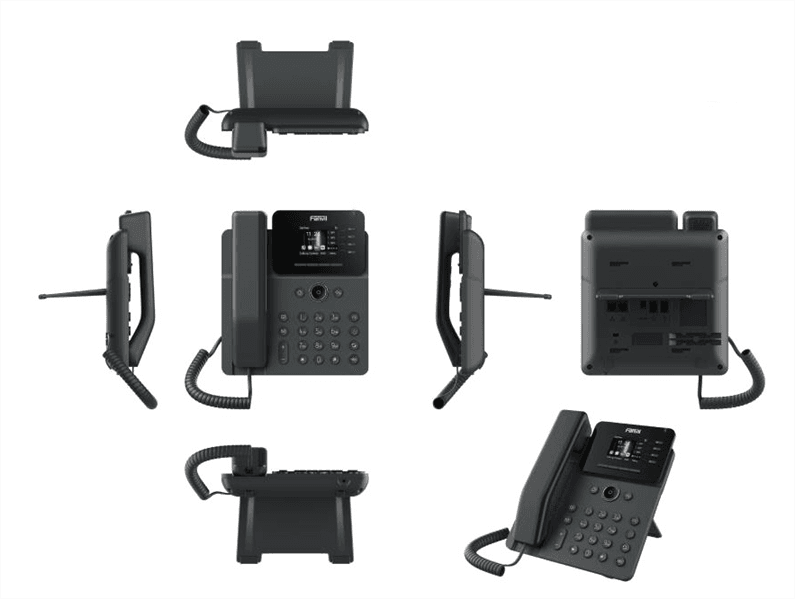SIP-Телефон Fanvil V61W (Замена X303W), 4 SIP-акк., 2,4", 320x240 Цвет. экран, POE, БП в комп., 2x1 Gbps, Wi-Fi 6, BT 5.4